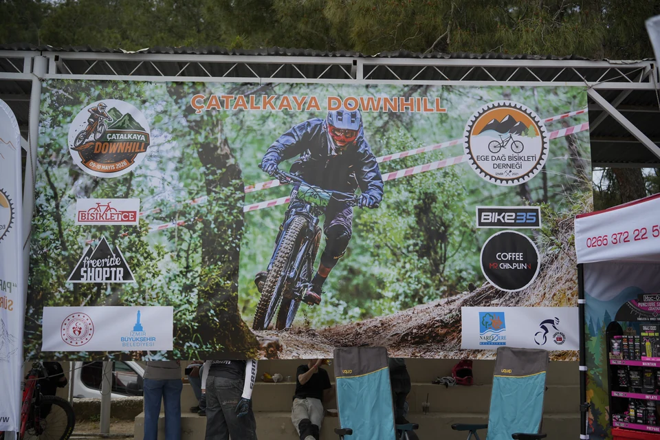 Çatalkaya Downhill Festivali etkinlik alanı